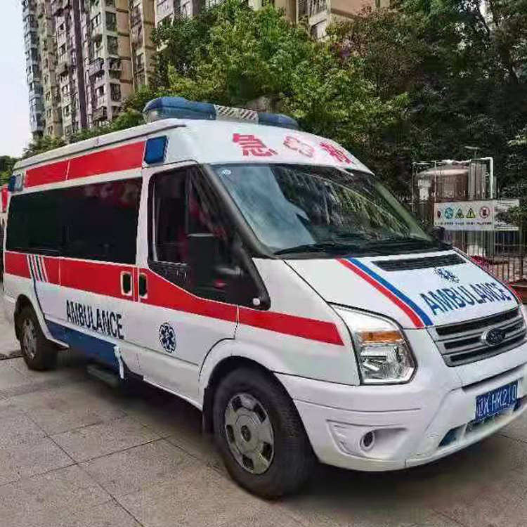 金川长途救护车护送病人返乡